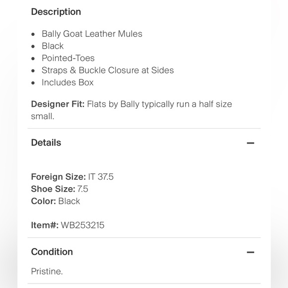 Bally Goat Black Leather Mules - Picture 2 of 8